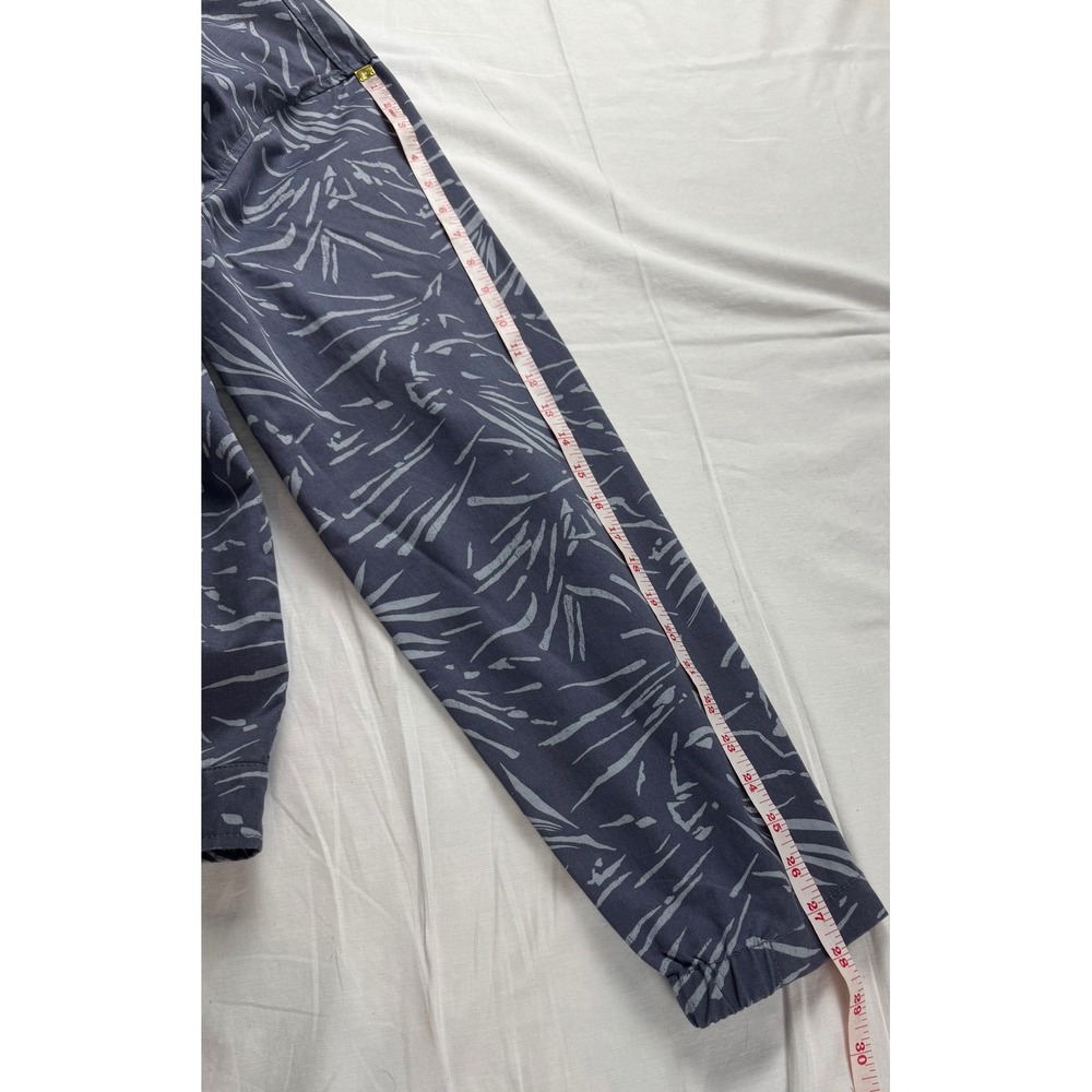 Billabong Xander Shirt Jacket Mens XL Blue Grey Leaf Print Sherpa Collar NWT - Picture 10 of 15
